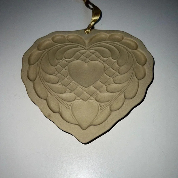 VINTAGE BROWN BAG HILL ART COOKIE Mold 1988 COUNTRY HEART EXCELLENT CONDITION - Picture 3 of 12